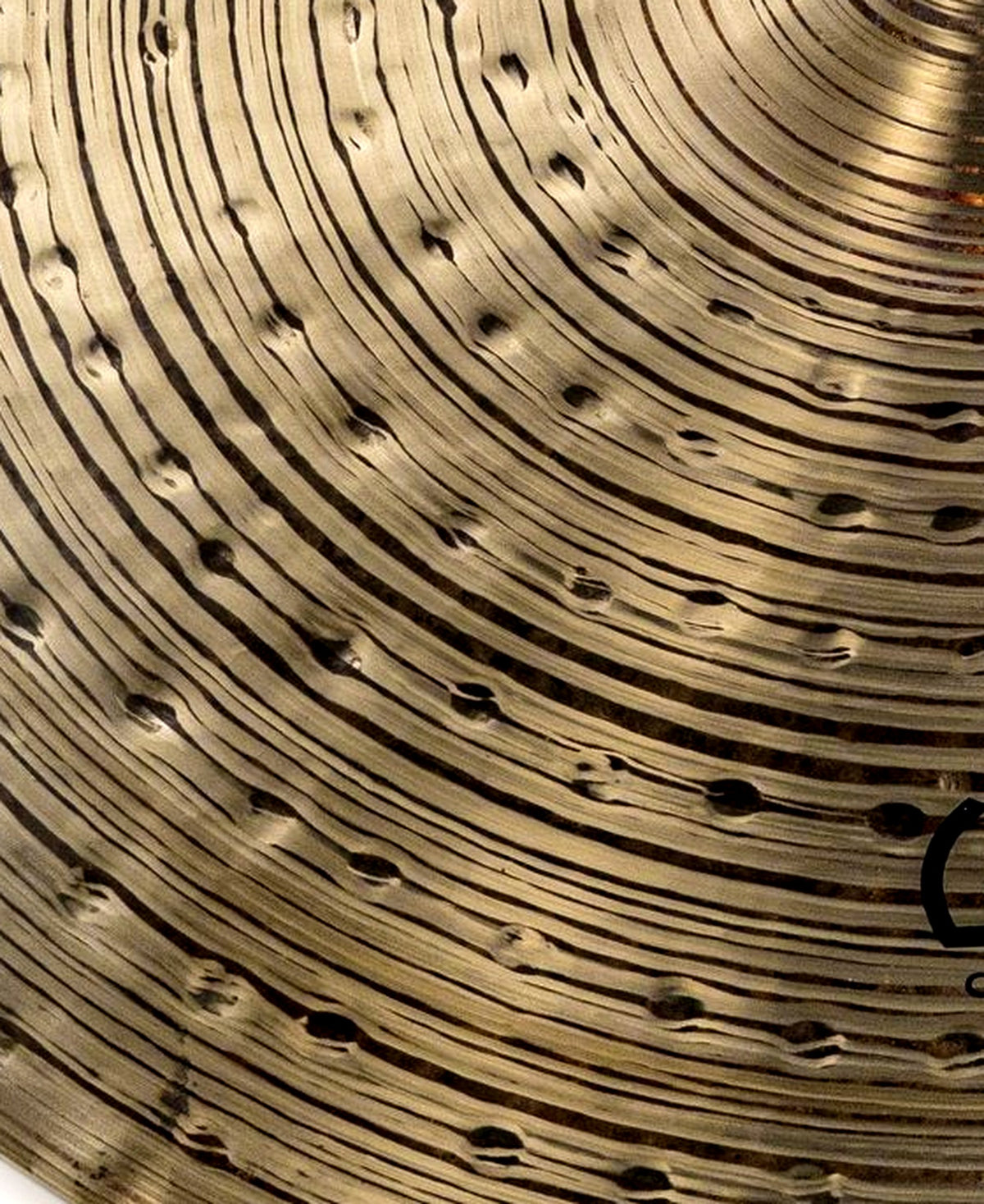 Temporary Neo hero: bright handmade cymbal texture