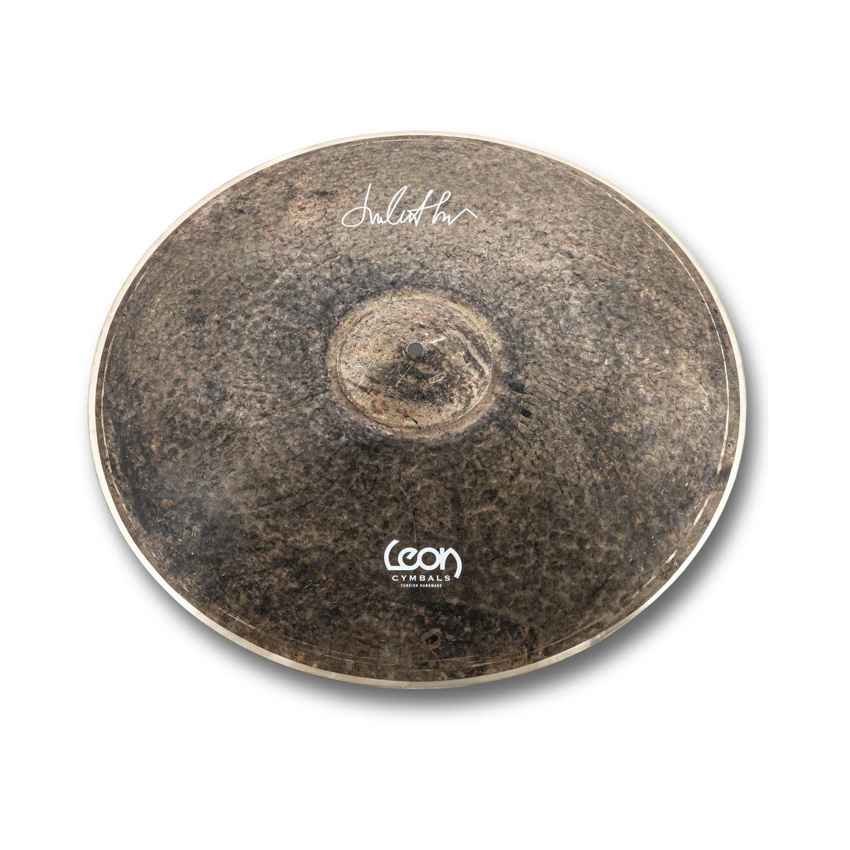 12” Dark Turk Semi-Lathed Thin / Medium Thin Hi-Hat - Leon Cymbals